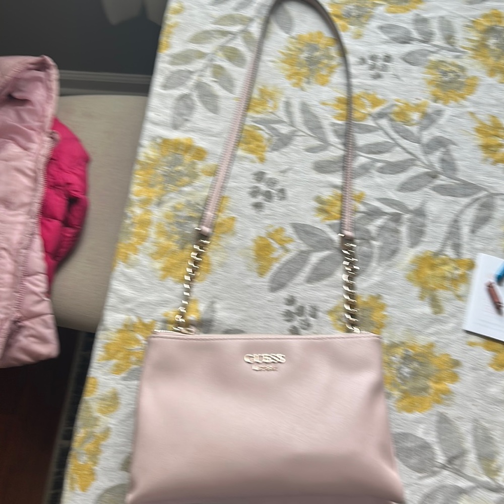 Guess brand light pink purse